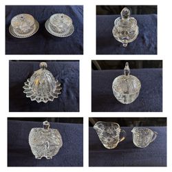 Different Sizes Vintage Cristal Candy Jar $10