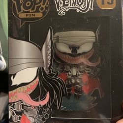 Funko pop enamel pin Venom Thor