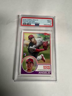 2018 TOPPS UPDATE SHOHEI OHTANI 1983 TOPPS BASEBALL ROOKIE CARD