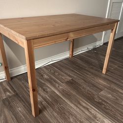 Wood Table (No Chairs)