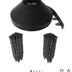 Landscape Edging Kit - 100 Foot, Black