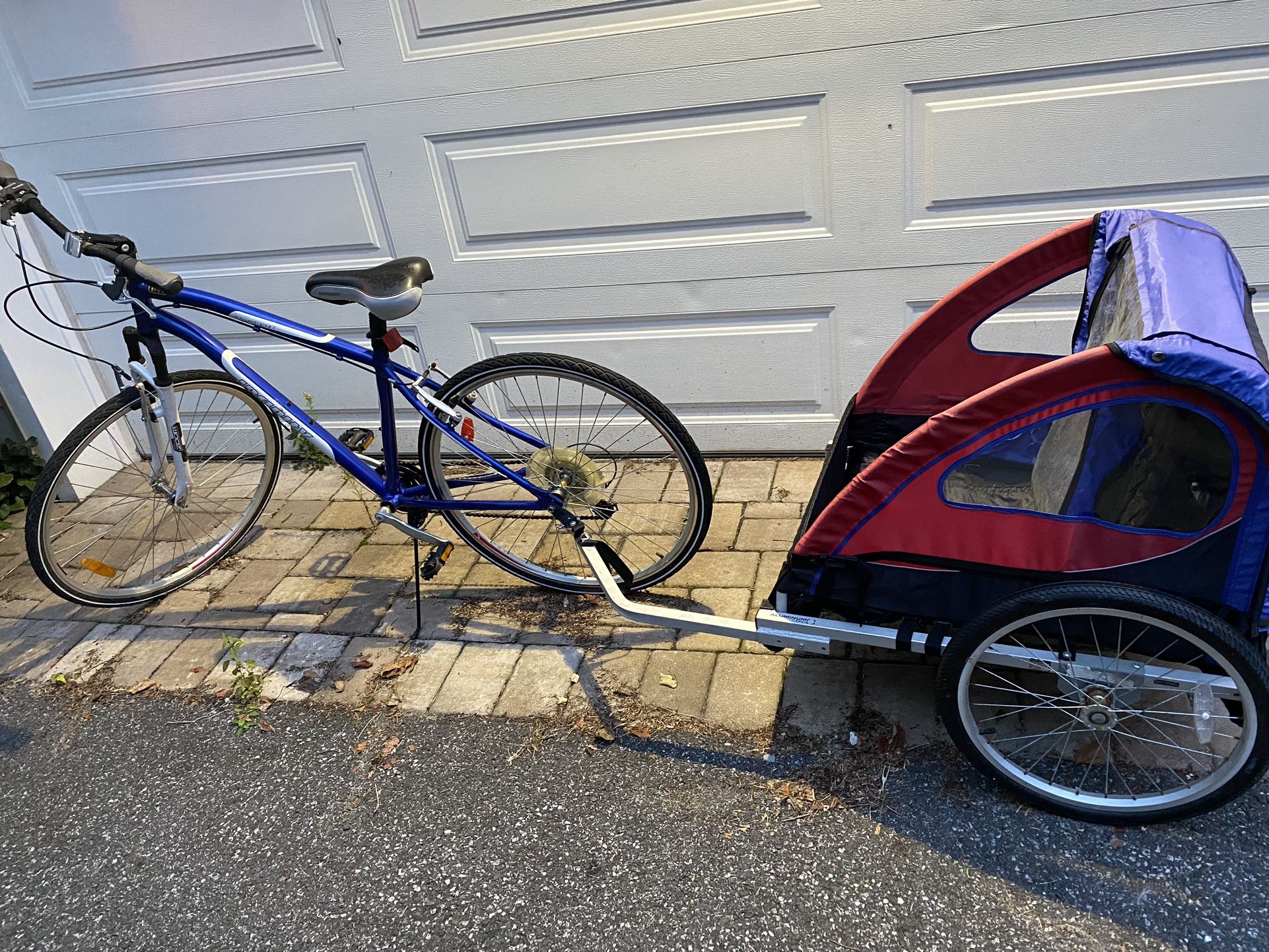 Infinity Bike with Shwinn Kid Bike Carrier