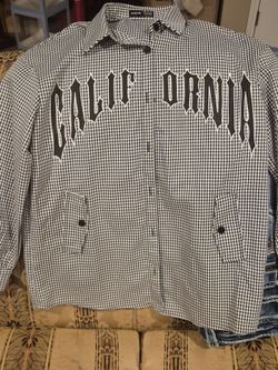 Shein California button shirt