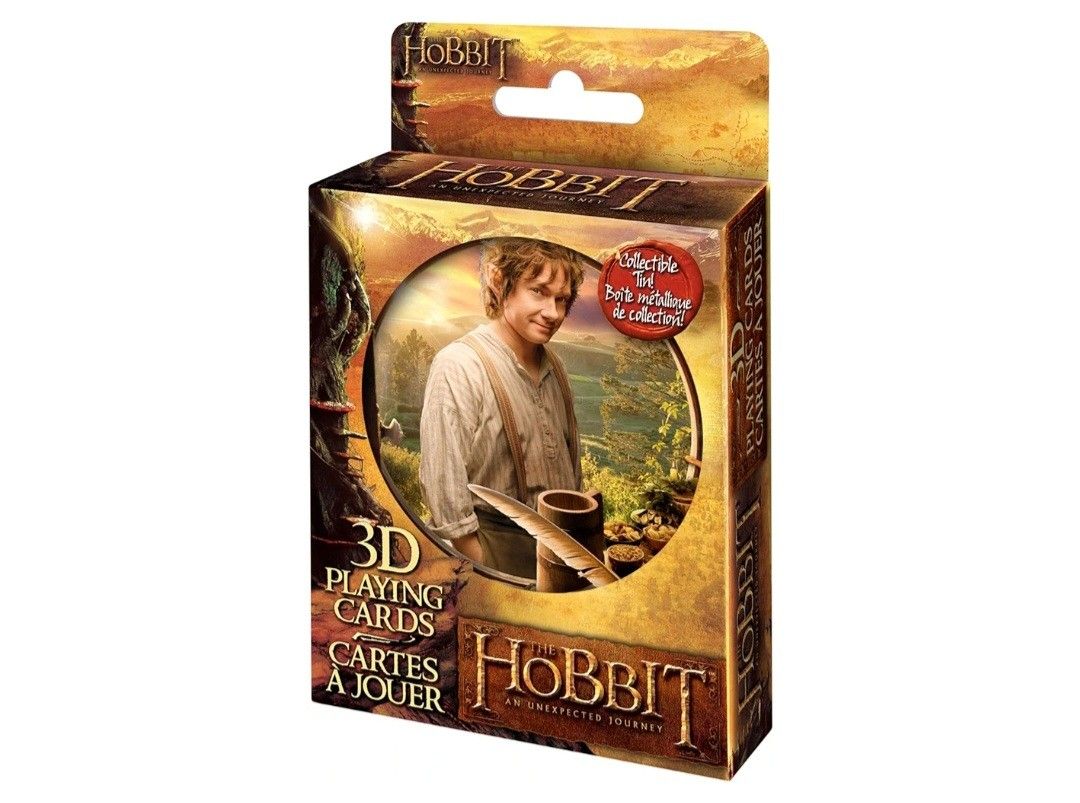 The Hobbit Limited Edition 3D Playing Cards In Collectible Tin
