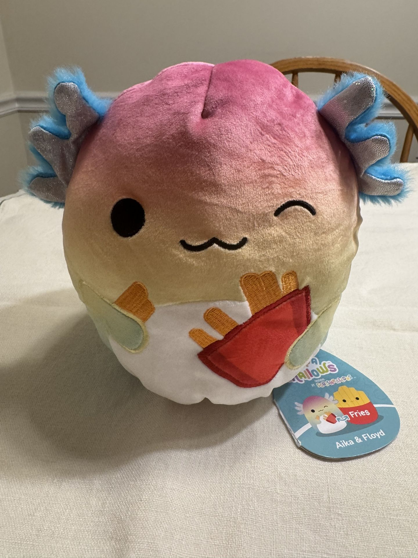 NWT Flip-A-Mallows Aika & Floyd Axolotl And Fries