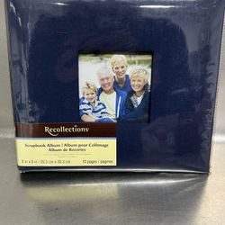 Recollections Blue 10 page 8 x 8 Scrapbook Album - NWOT