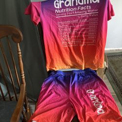 Brand New Grandma Short Sets