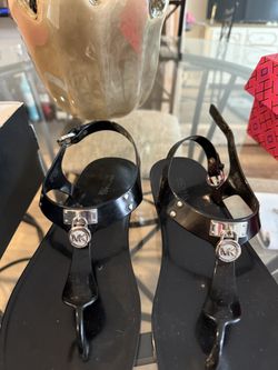 Women’s Black MK Sandals 8.5-9