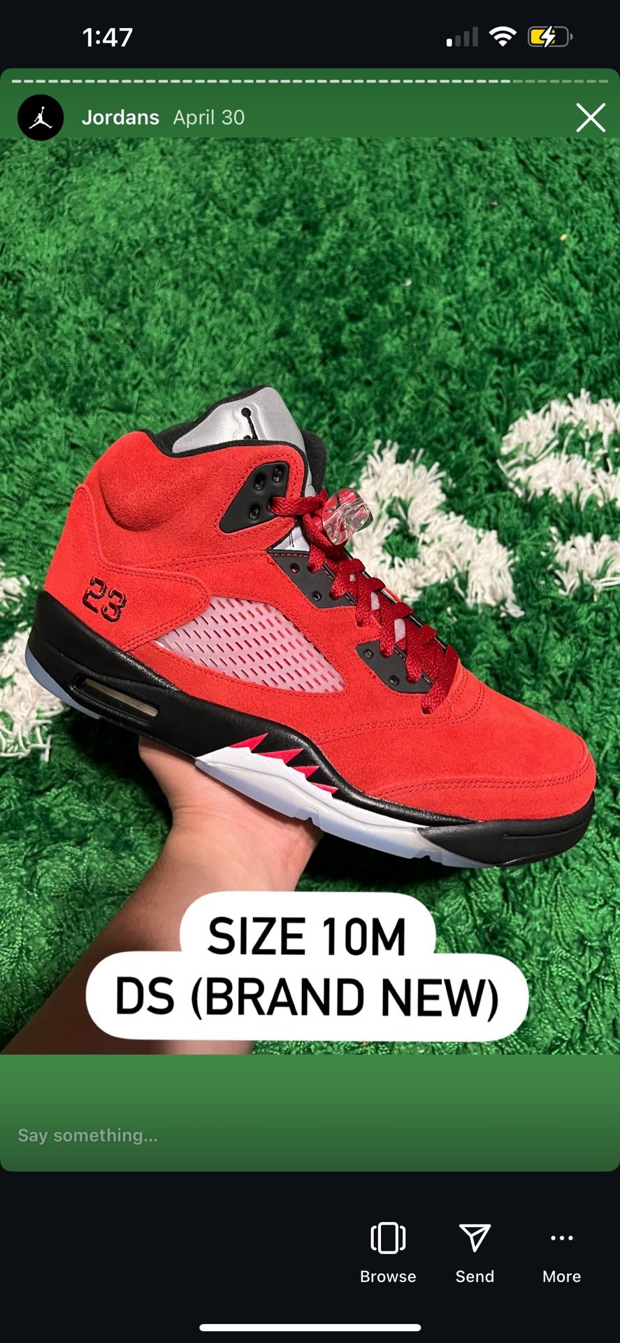 Jordan 5 Raging Bull