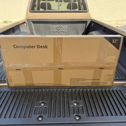  NEW 32” BLACK Office Computer Desk Writing Study Workstation