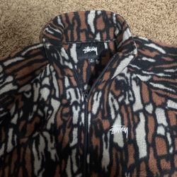Stussy fleece zip