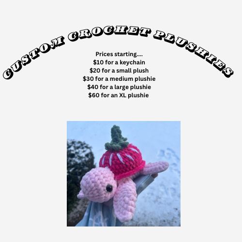 Custom Crochet Valentines Plushie