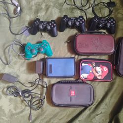 Switch Cases DS Mario Zelda Switch Chargers