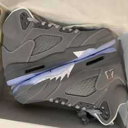Jordan 5 gray wolfs