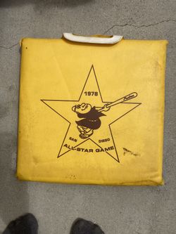 Vintage 1978 Padres Seat Cushion