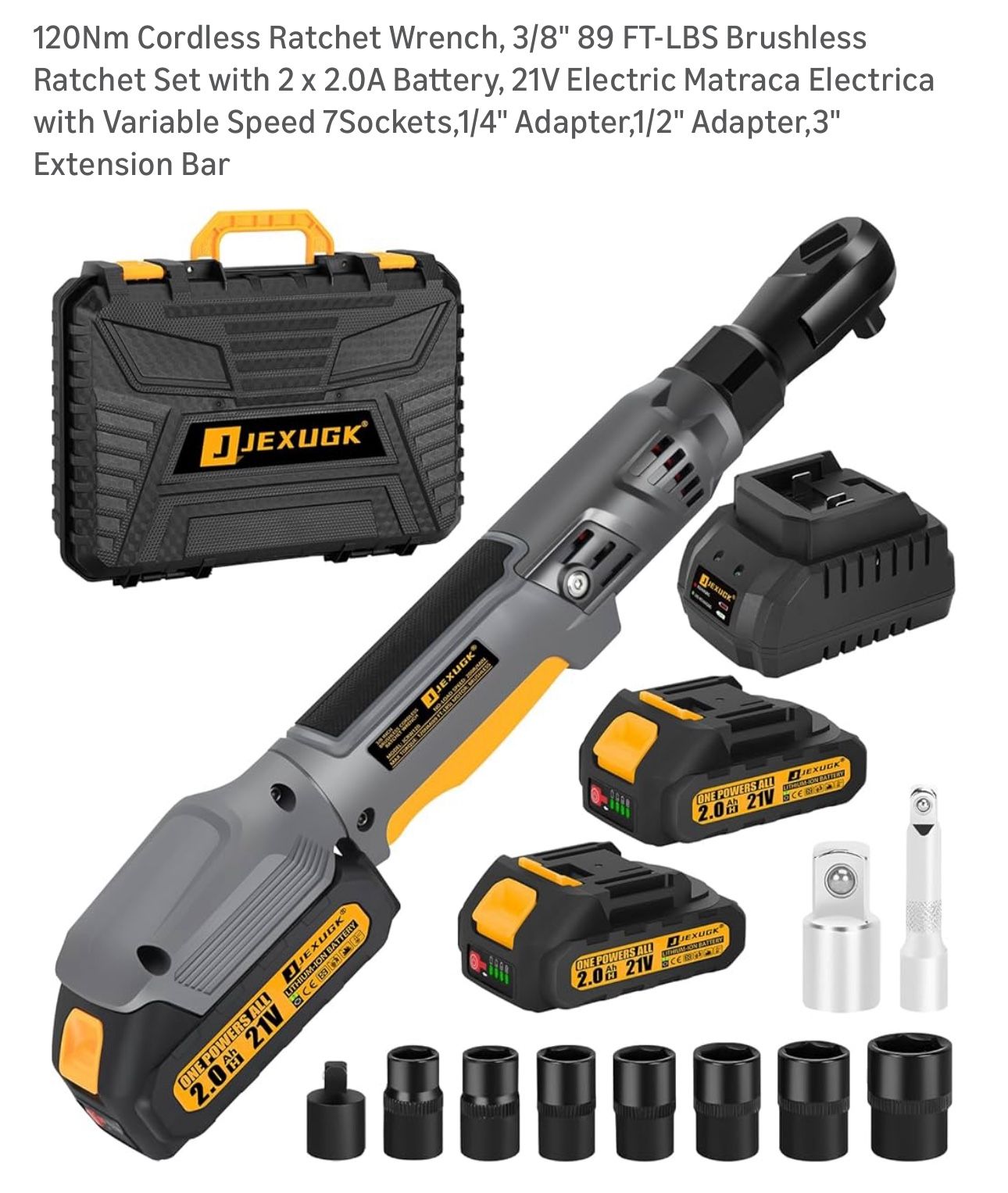 120Nm Cordless Ratchet Wrench, New