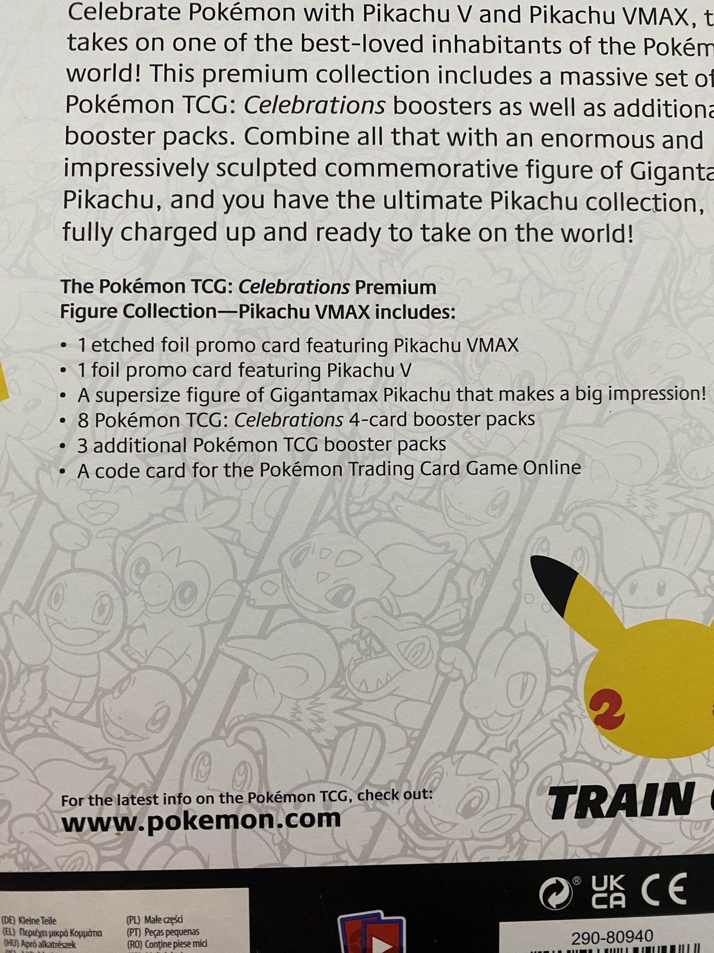 Pokmon Celebration VMax Premium Figure Collection Box & Charizard EX Super  Premium Collection Box Sealed