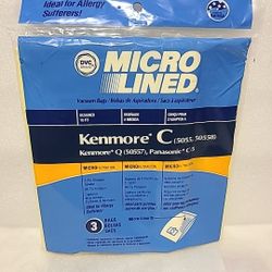 Kenmore Canister Type C Vacuum Bags For 5055, 50558 and Q 50557, Panasonic  C-5