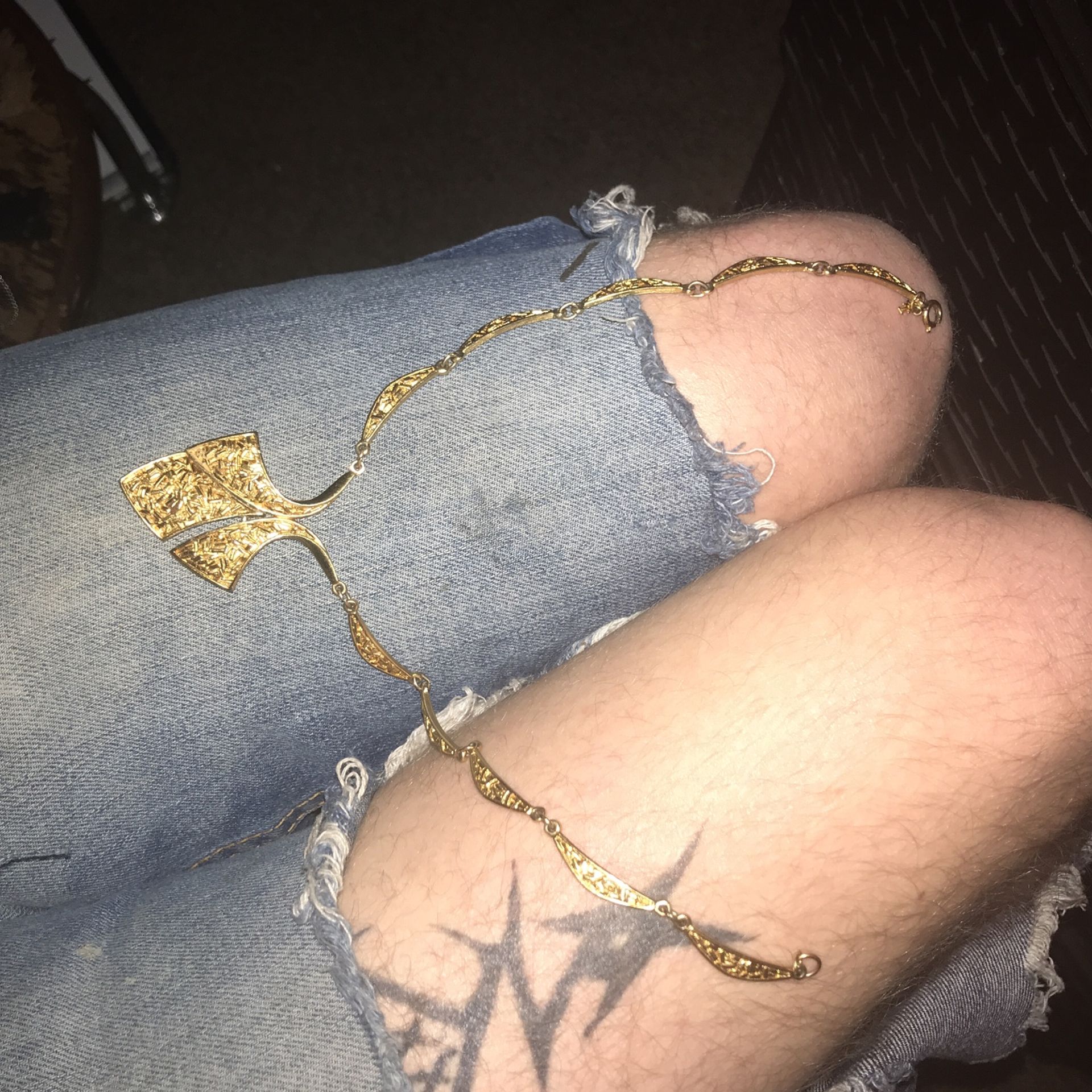 Real Trifanium Necklace
