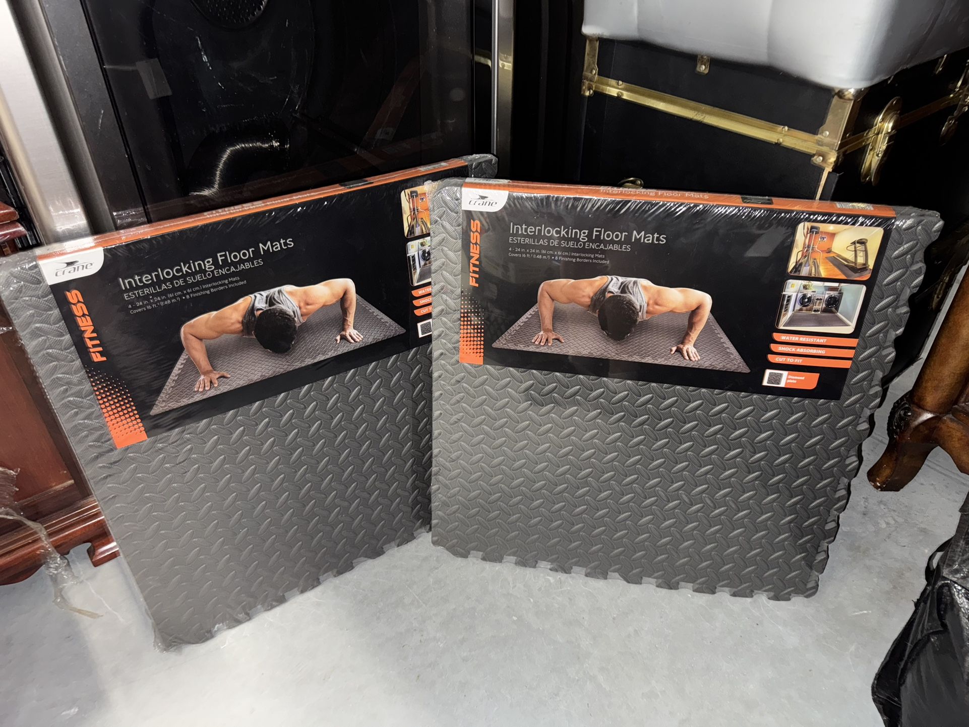 Interlocking Exercise Floor Mats