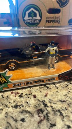 Batmobile with Batman and Robin  collectible new in box never opened