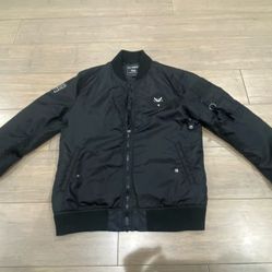Z.W Design Tactical Bomber Jacket – Size L – Black