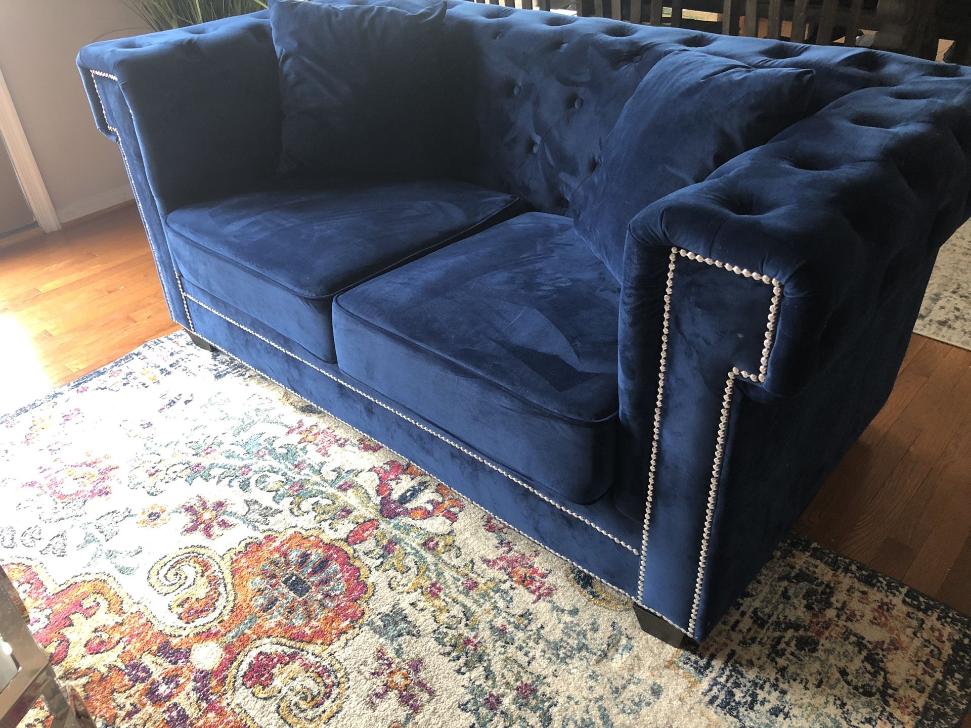 Blue Loveseat/Couch