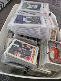 Dad's collection of sports cards lot