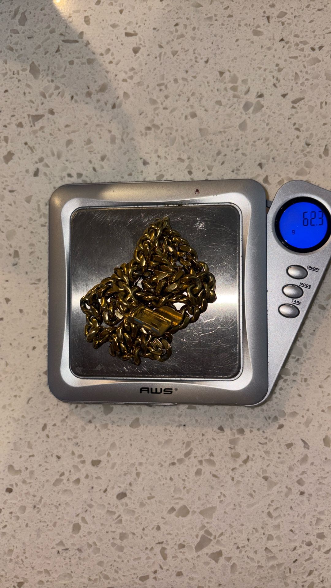 18k Gold Cuban Link Chain