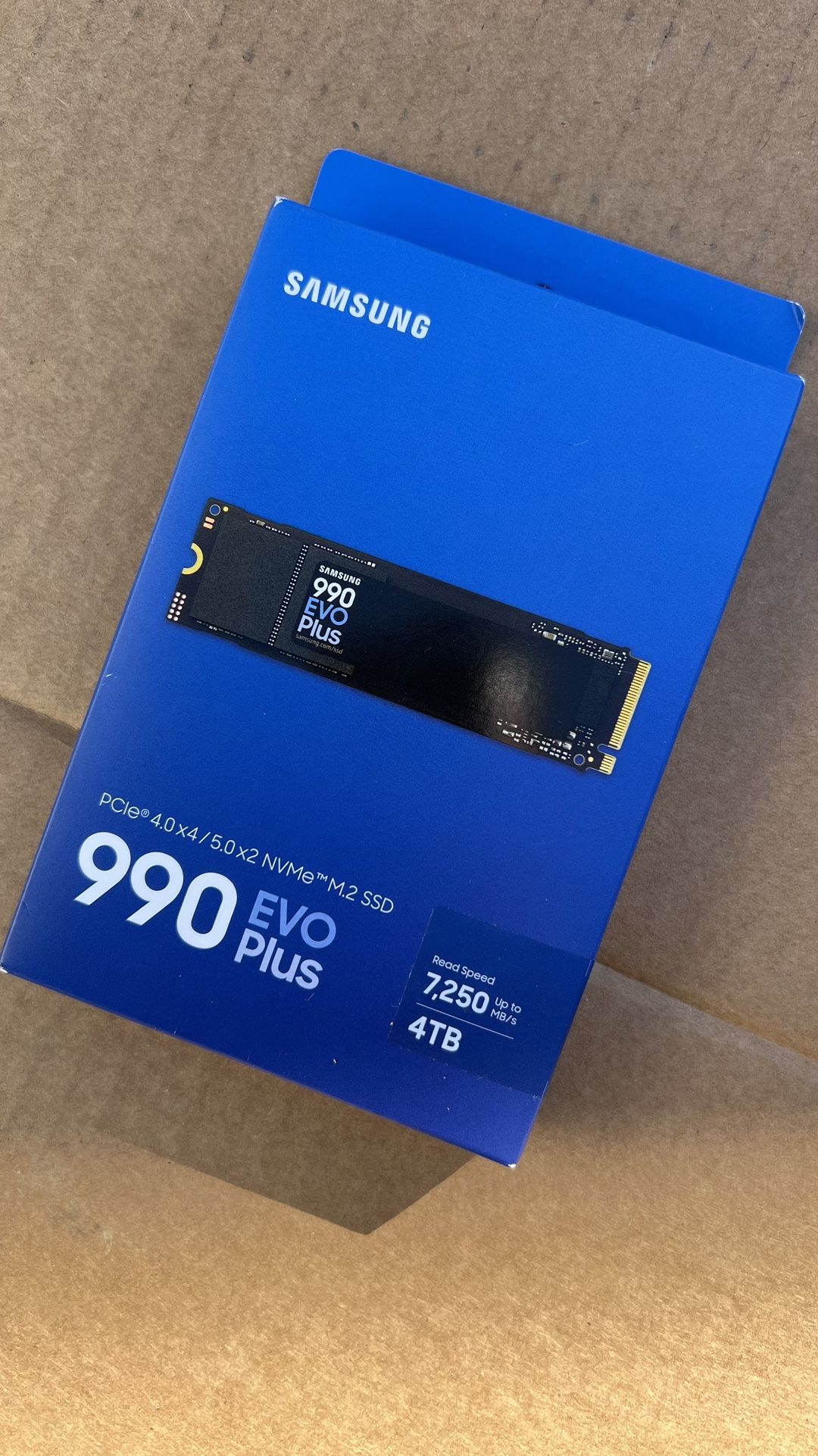 4 TB NVME Samsung 990 EVO Plus