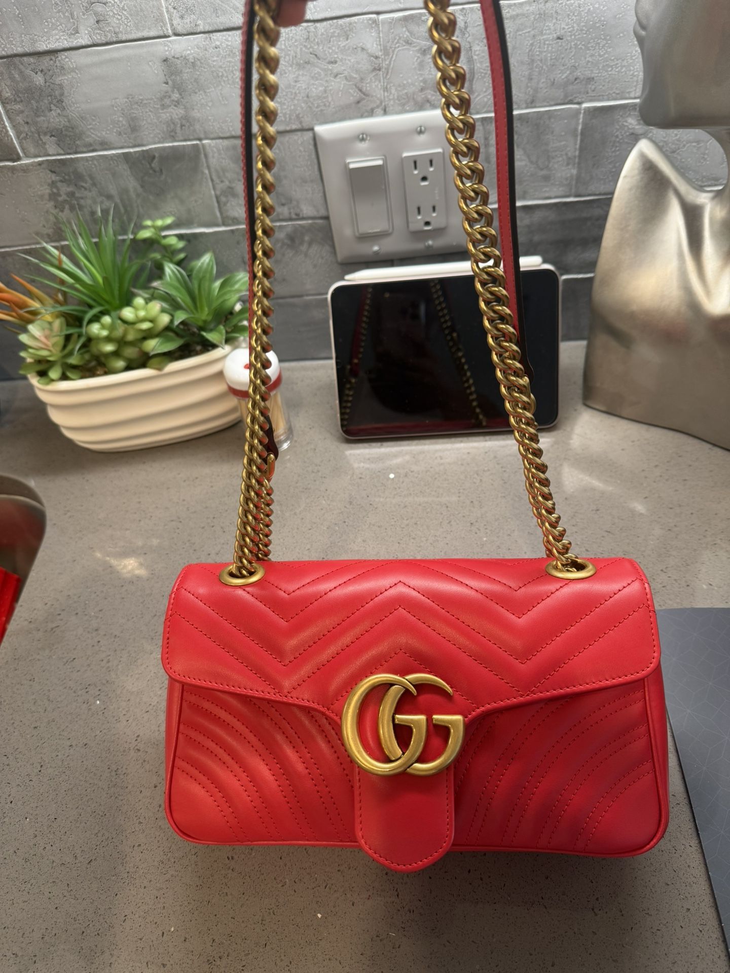 Red Gucci Marmont