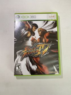 Street Fighter IV Xbox 360 CAPCOM Includes Manual Pre Owned Complete