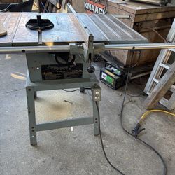 10”Contractor table saw 120volt