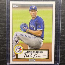 2021 Topps Signed Nate Pearson Rookie Baseball Card #T52-18