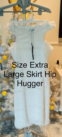 Fur Skirt Hip Hugger