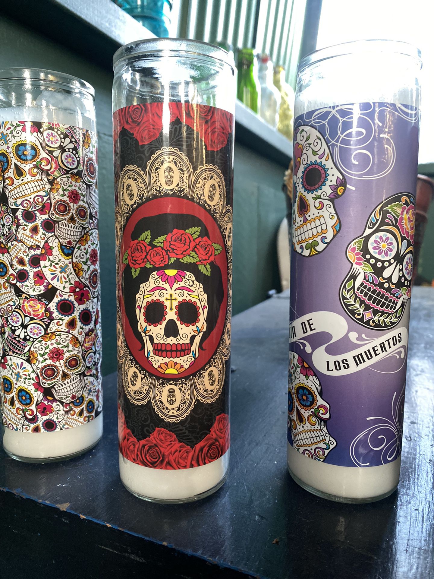 Dia Se Los Muertos / Day Of The Dead Candles / Velas 
