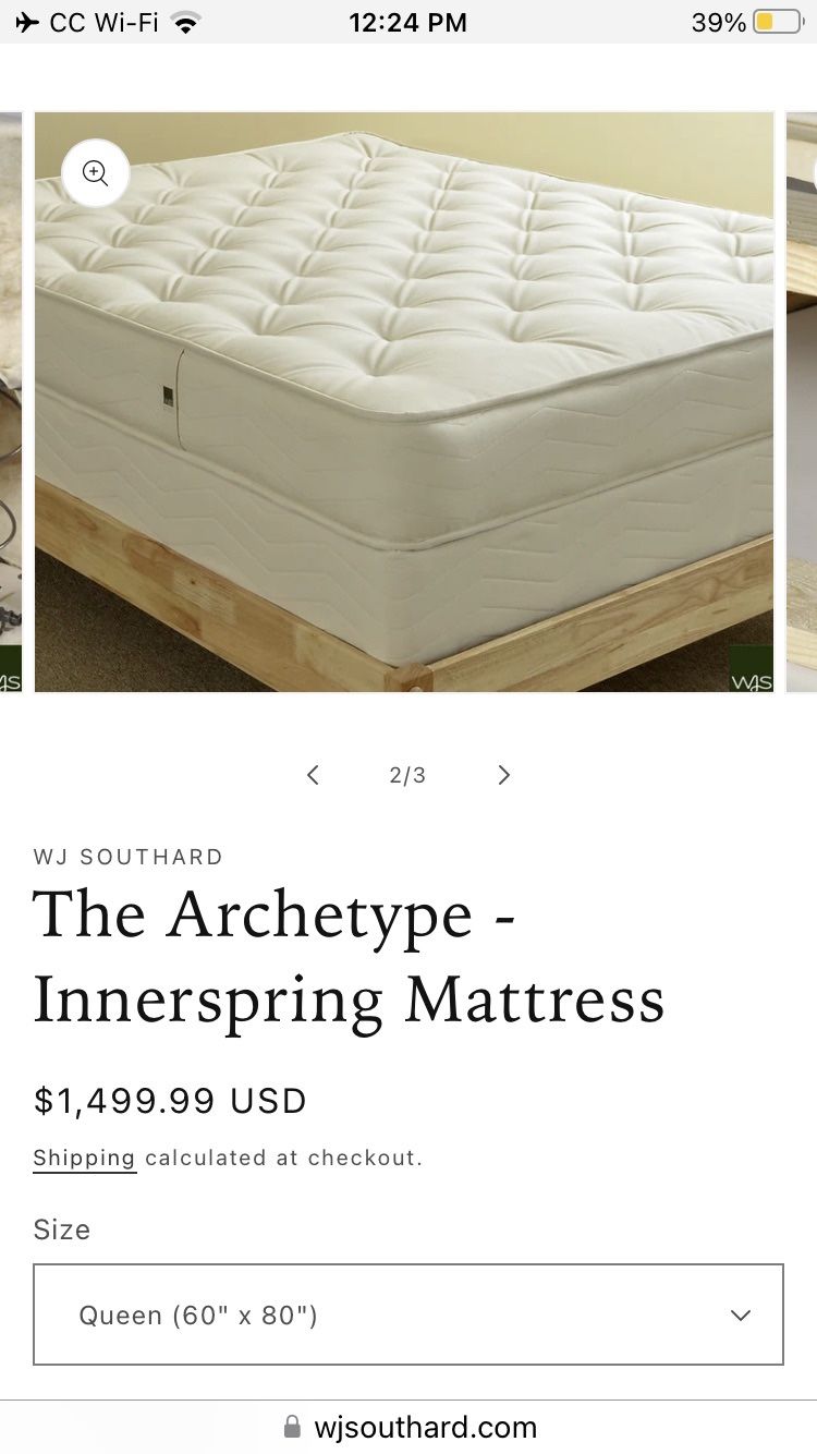 Organic Innerspring Latex Mattress