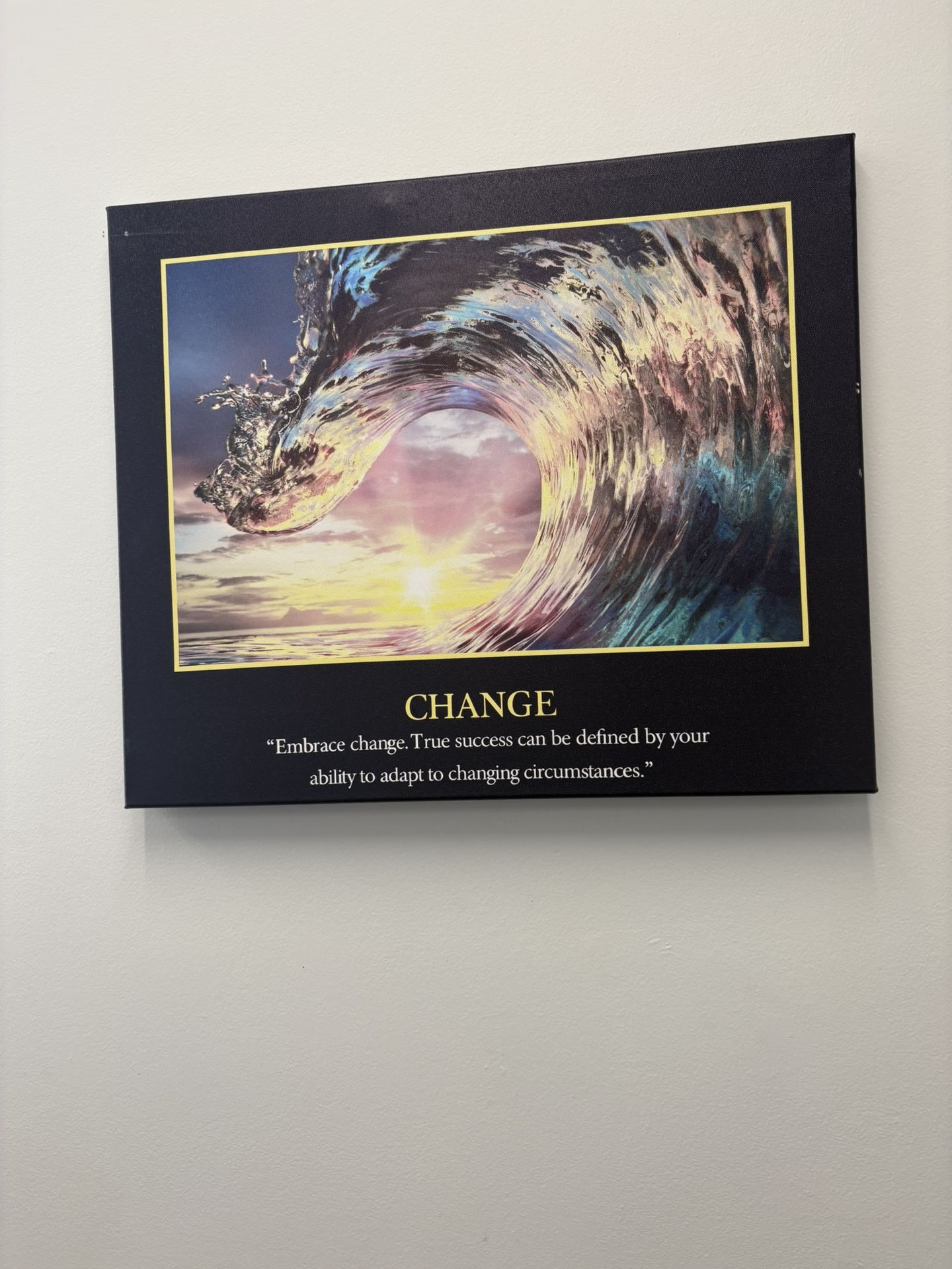 Office Wall Pictures And Clock