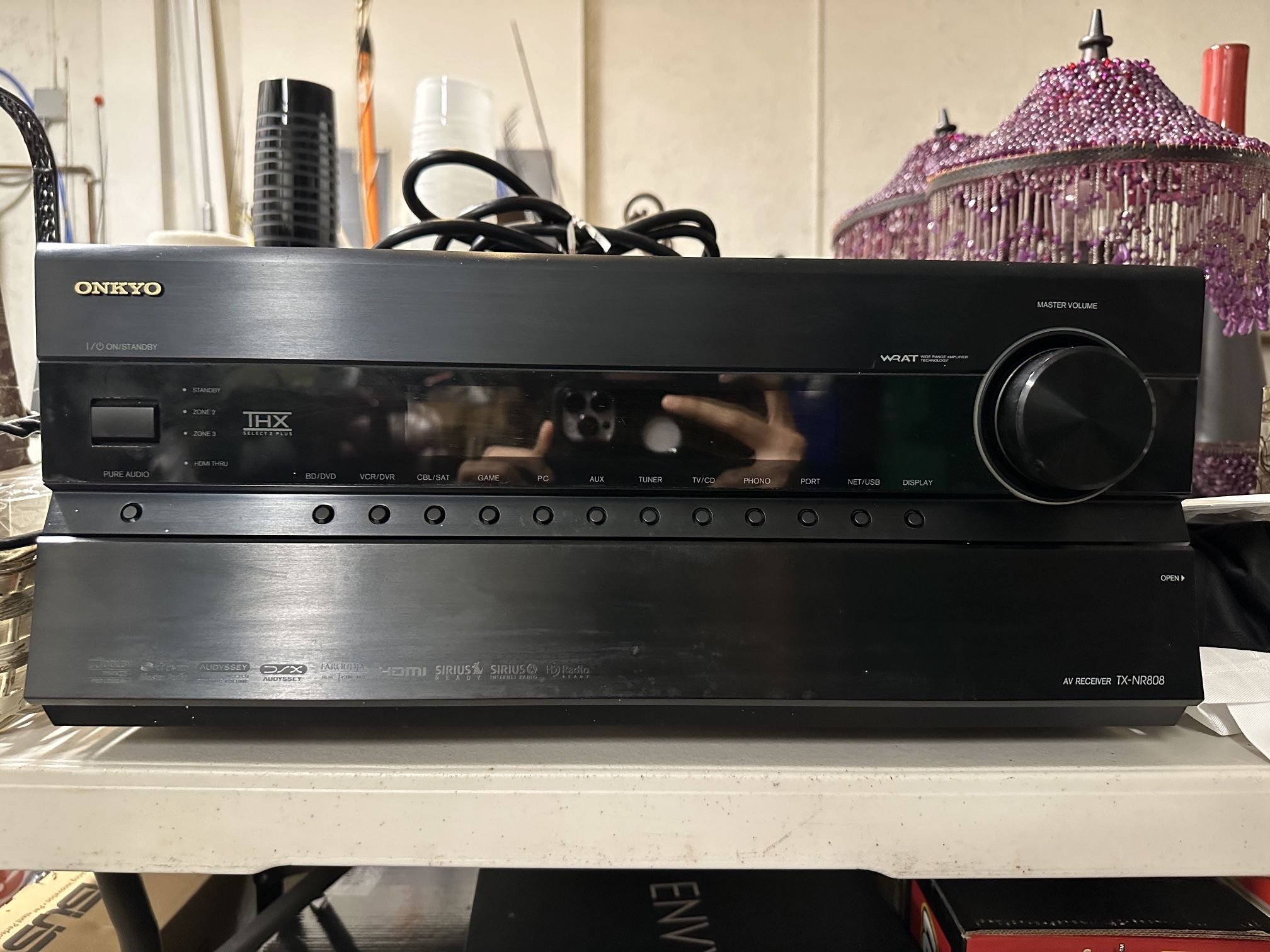 Onkyo TXNR808 A/V Home Theater Receiver