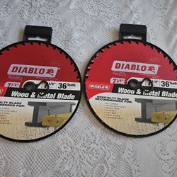 DIABLO
7-1/4in. x 36-Tooth Carbide Circular Saw Blade for Wood and Metal