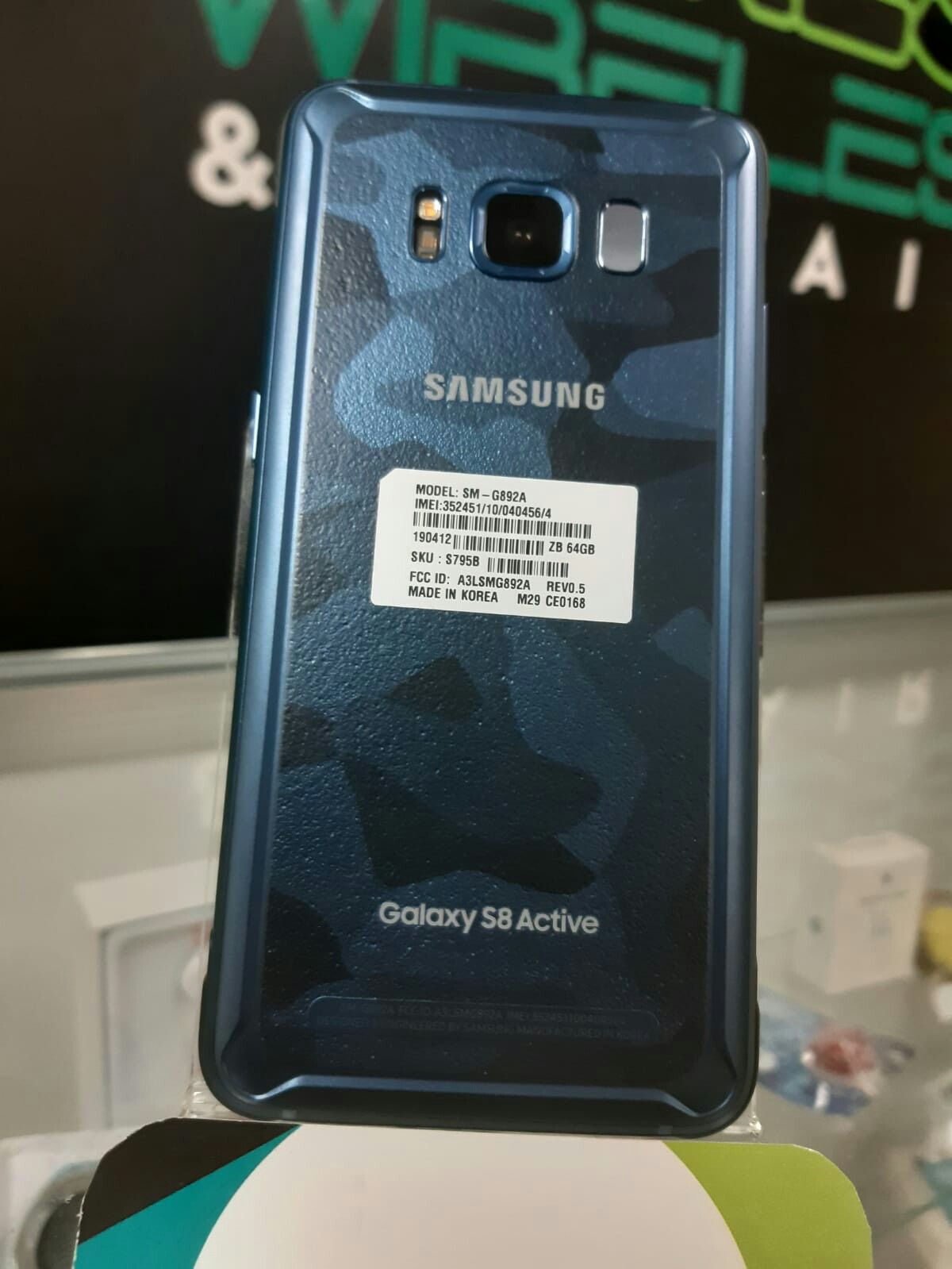 Samsung galaxy s8 active blue best sale camo