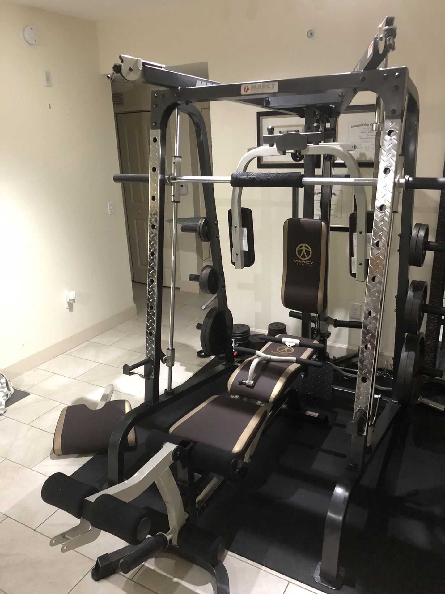 Smith Machine Marcy Diamond Elite Weights not included for Sale in