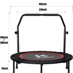 KENSONE 40” Foldable Exercise Trampoline