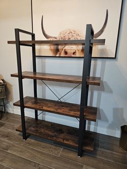 Shelf and canvas wall art