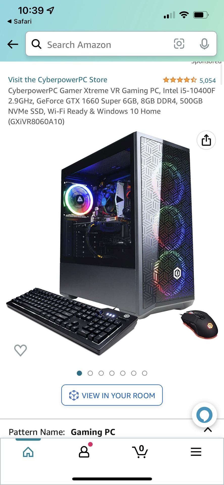 gaming pc amazon 1660s