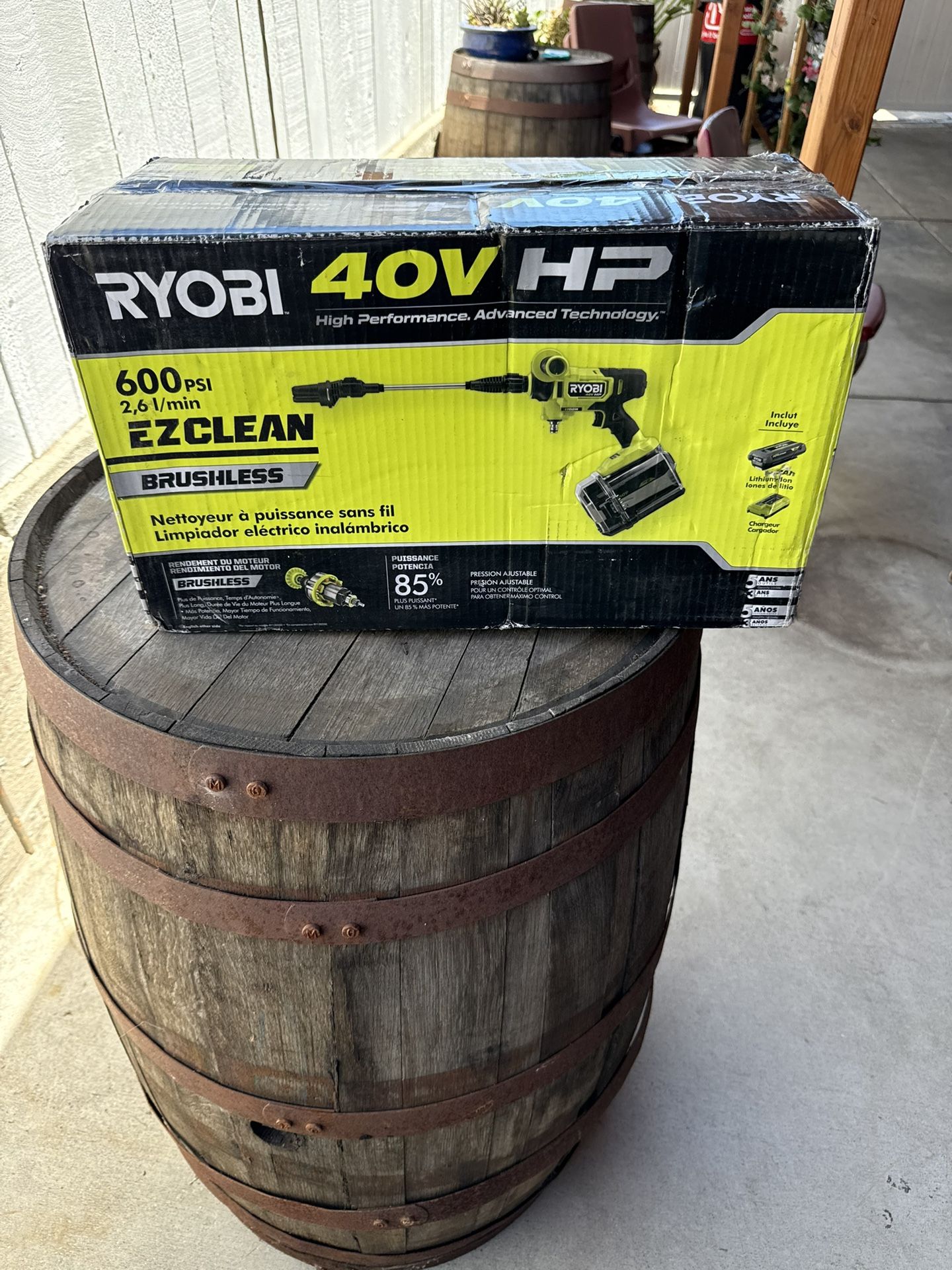Ryobi 40V Hp Ez Clean Brushless