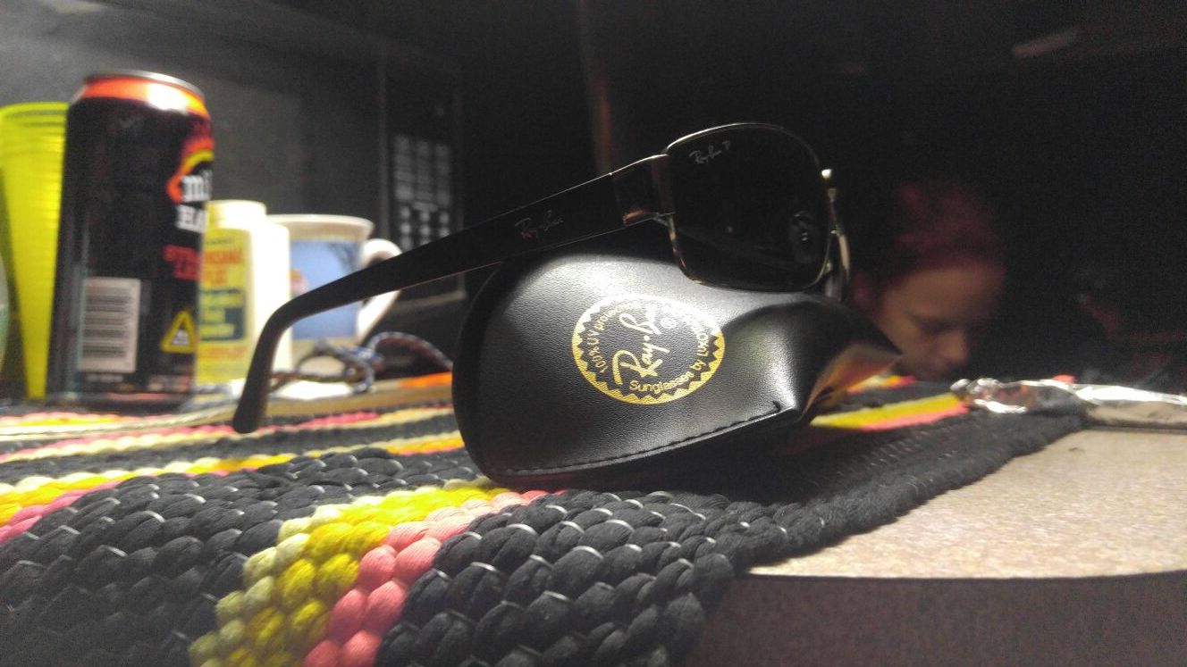 Ray Ban Sunglasses RB 3189 Leather ll 004/9A