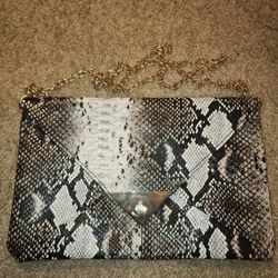 *** New Snakeskin Clutch Purse For Only $ 25 ***
