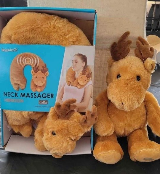 Vibrating Neck Massager & Huggable Massager