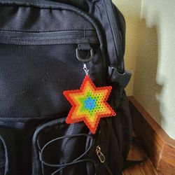 Rainbow Star Keychain 🌈 